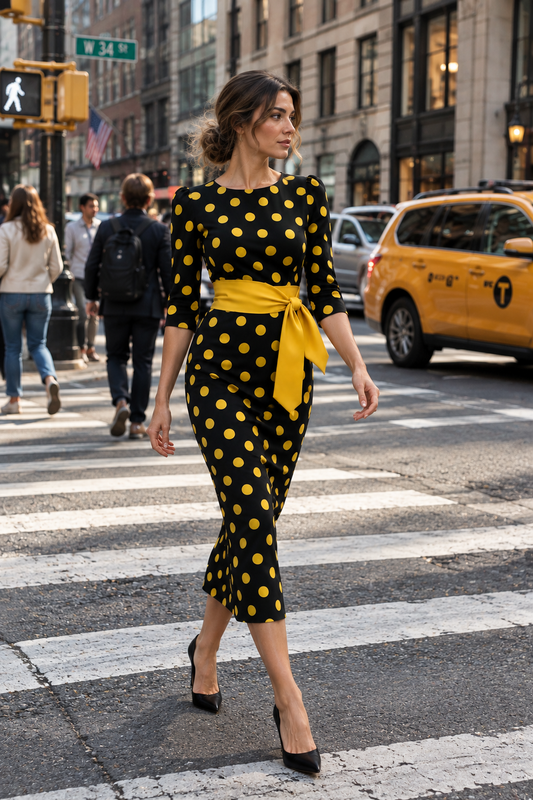 POLKAD - PRETO/AMARELO